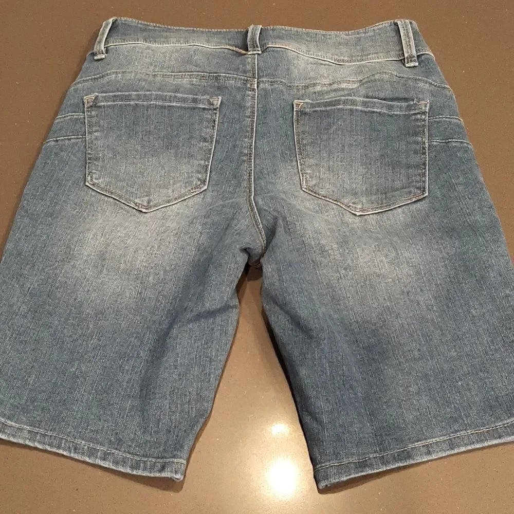 D. JEANS Denim Bermuda Shorts